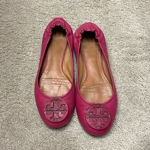 Pink Used Tory Burch Flats